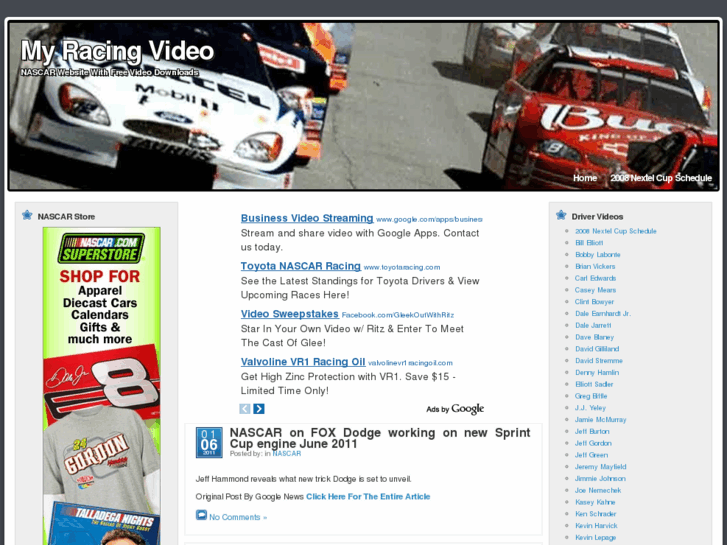 www.myracingvideo.com