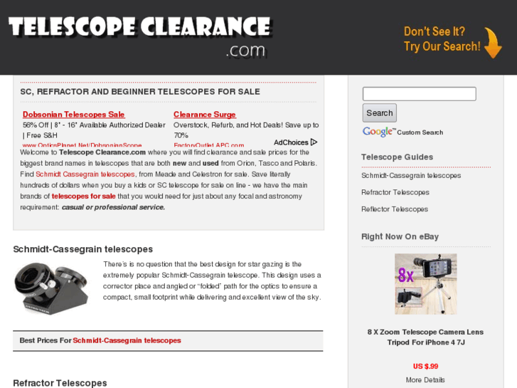 www.telescopeclearance.com