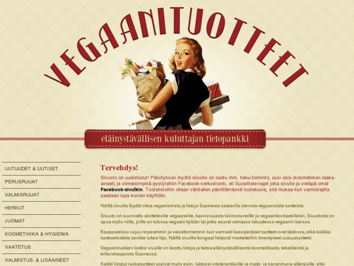 www.vegaanituotteet.net