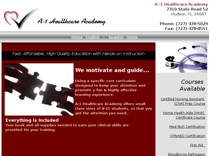 www.a1healthcareacademy.com