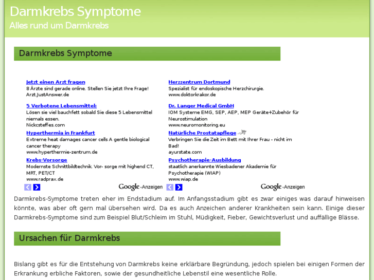 www.darmkrebssymptome.info
