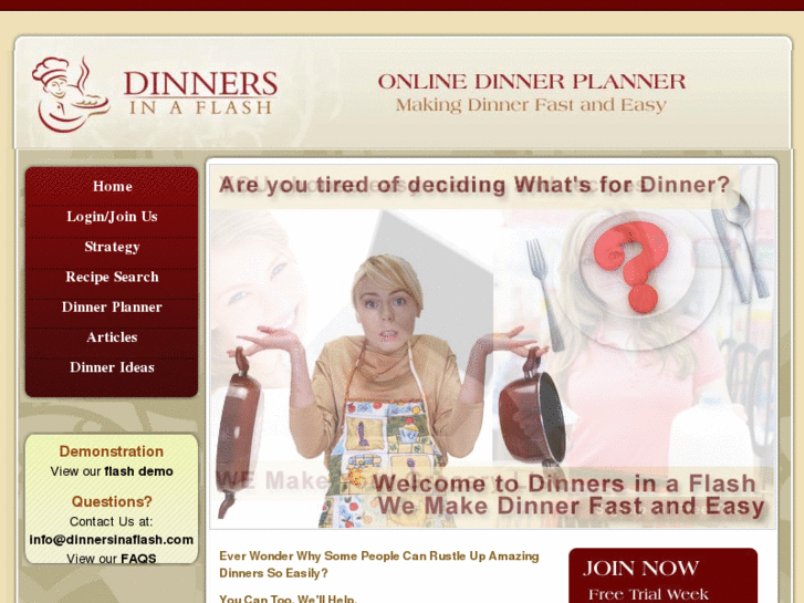 www.dinner-planner.com