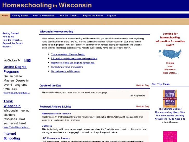 www.homeschoolinginwisconsin.com