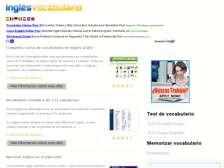 www.inglesvocabulario.com
