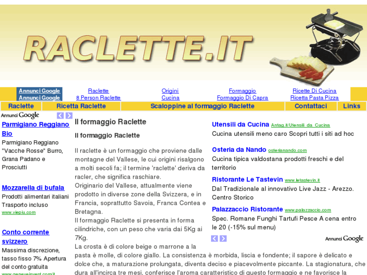 www.raclette.it