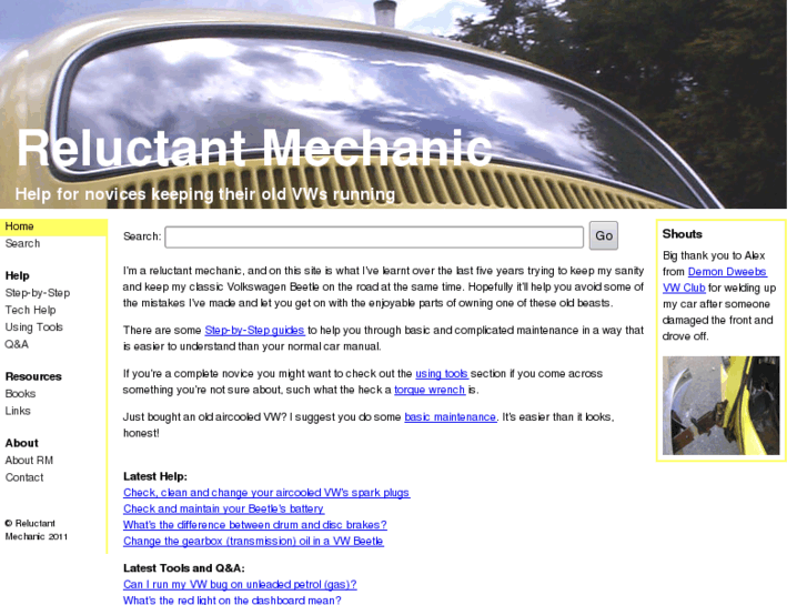 www.reluctantmechanic.com