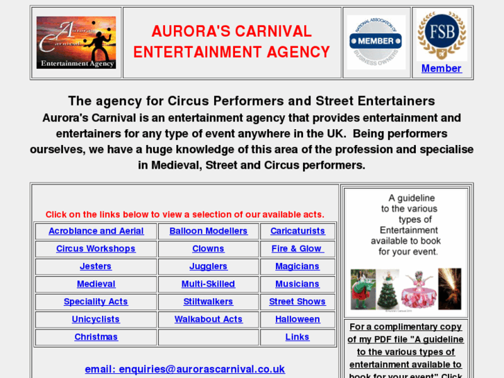 www.aurorascarnival.co.uk