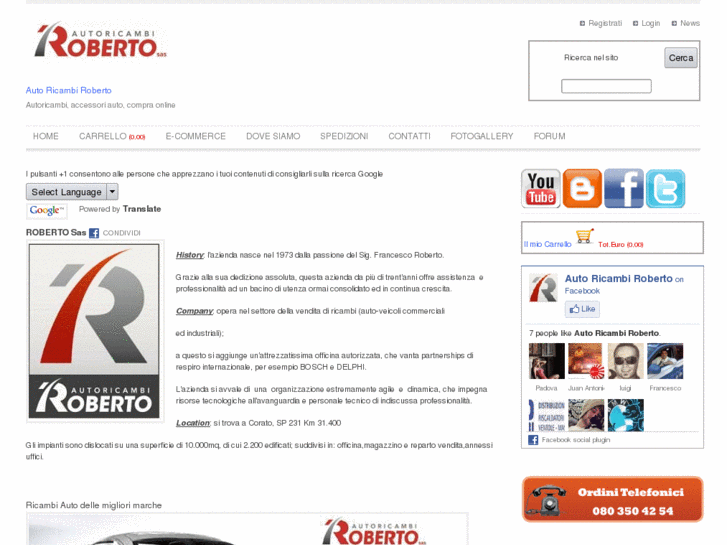 www.autoricambiroberto.com