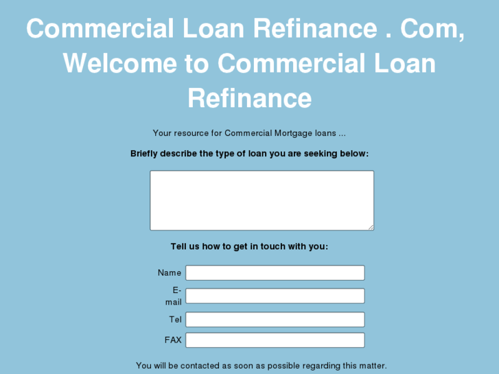 www.commercialloanrefinance.com