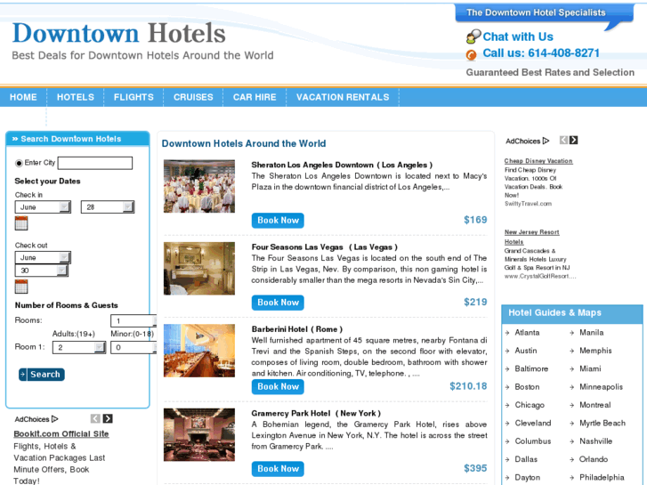 www.downtownhotels.org