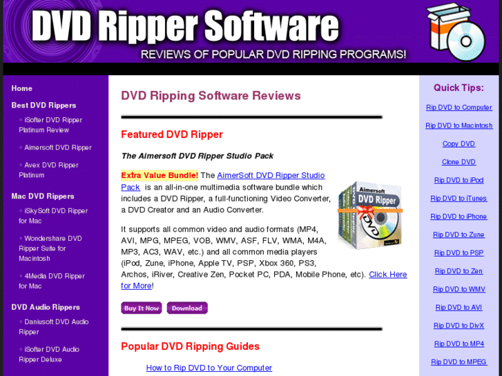 www.dvdrippersoftwarereviews.com