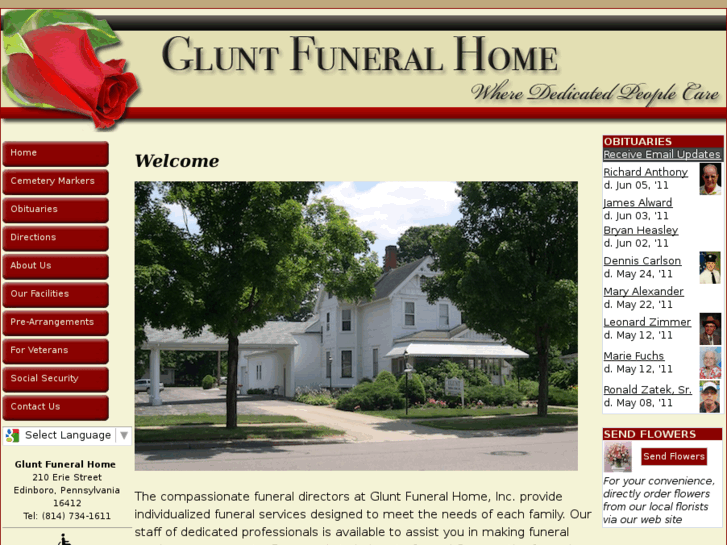 www.gluntfuneralhome.com