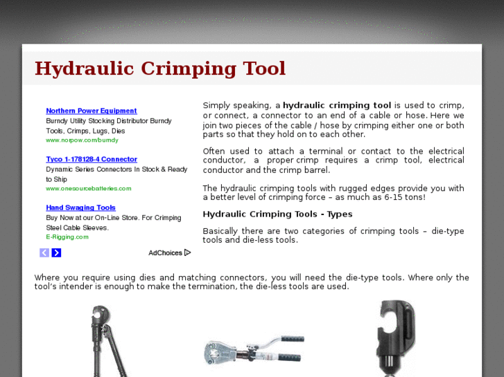 www.hydrauliccrimpingtool.com