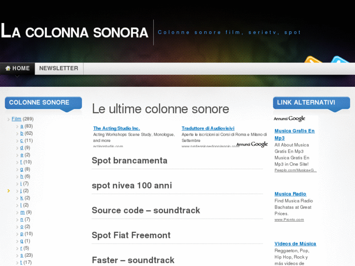 www.lacolonnasonora.com