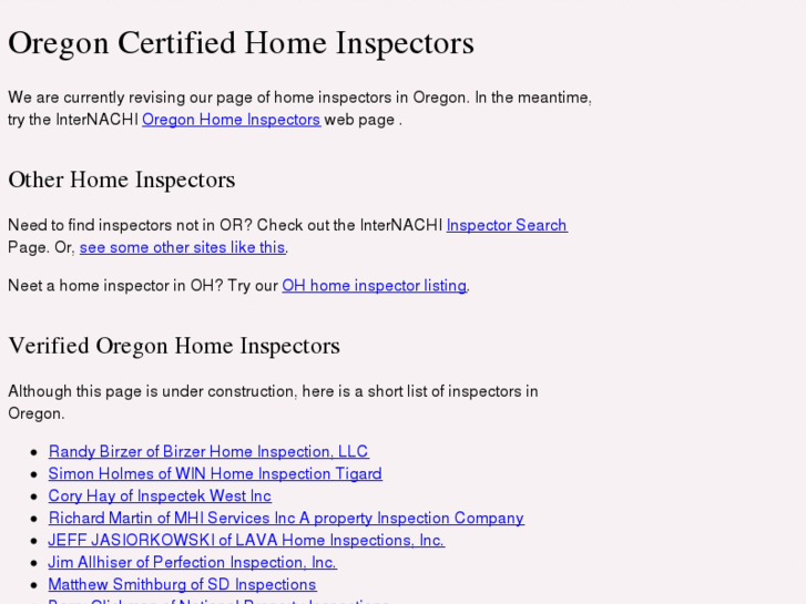 www.orhomeinspector.net