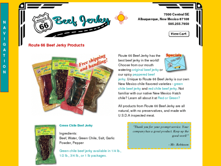 www.route-66-beef-jerky.com