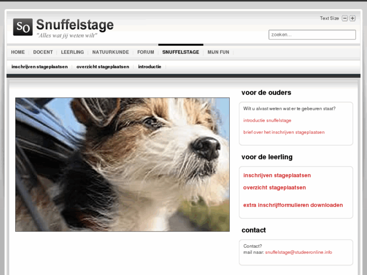 www.snuffelstage.info