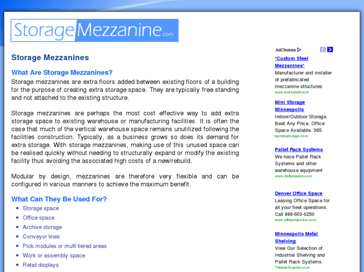 www.storagemezzanine.com