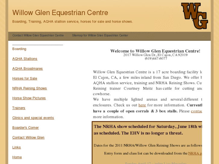www.willow-glen-equestrian-center.com