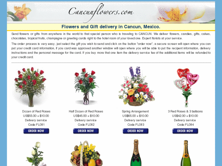 www.cancunflowers.com