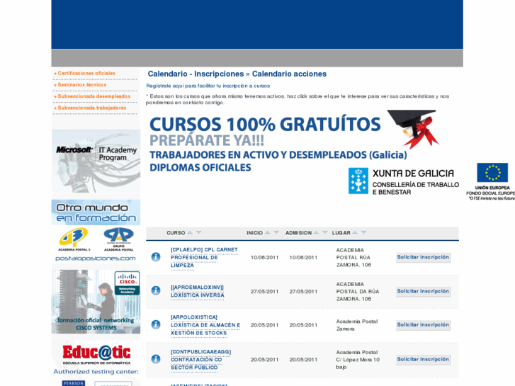 www.cursosacademiapostal.es