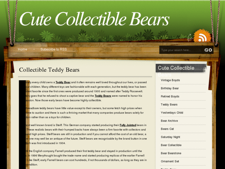 www.cutecollectiblebears.com