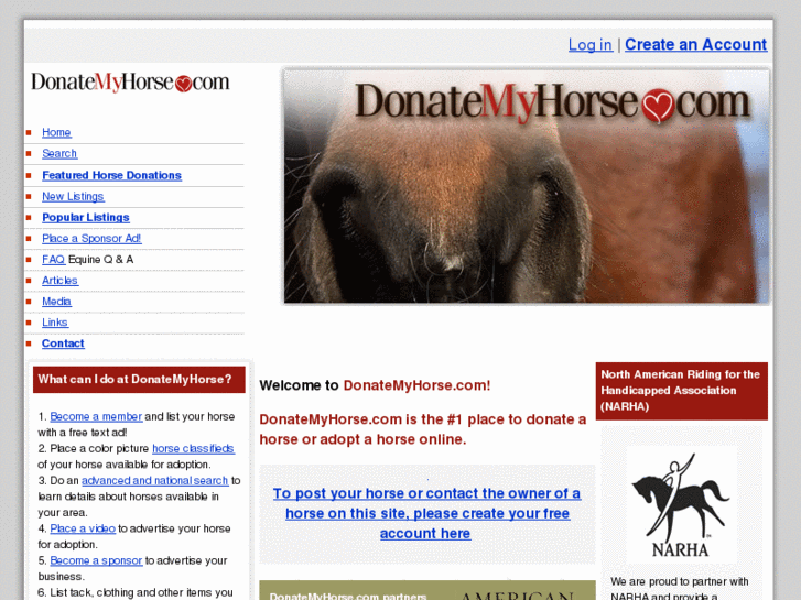 www.donatemyhorse.com