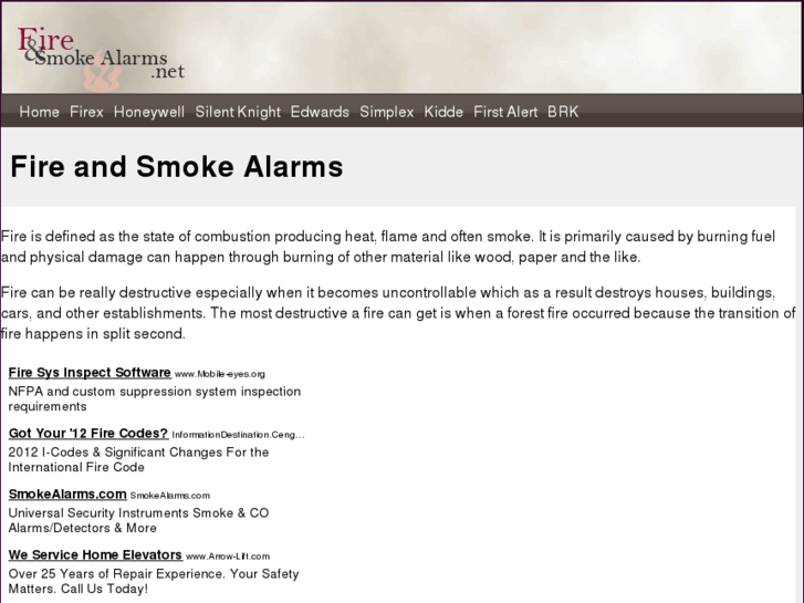 www.fireandsmokealarms.net