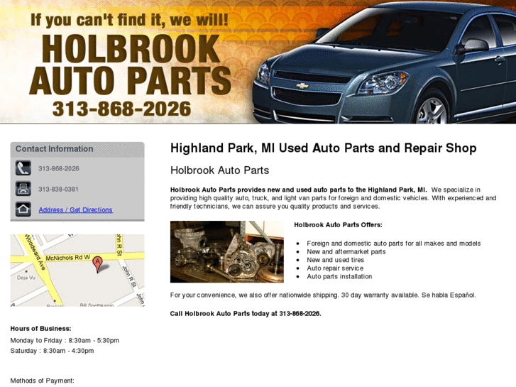 www.holbrookautoparts.net