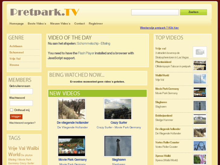 www.pretpark.tv