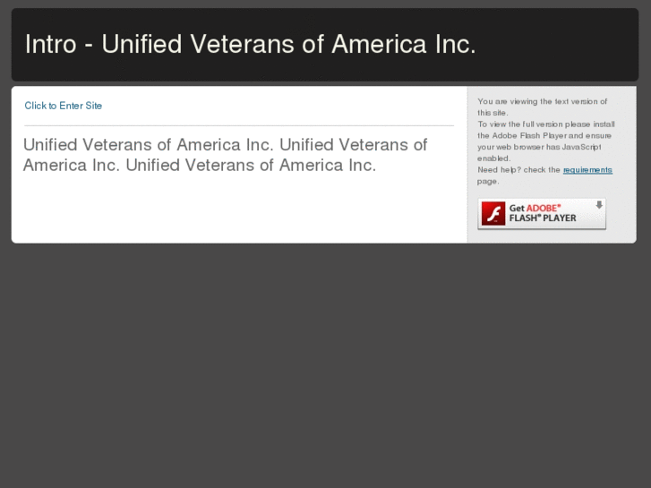 www.unifiedveteransofamerica.com