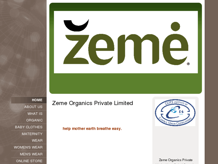 www.zemeorganics.com