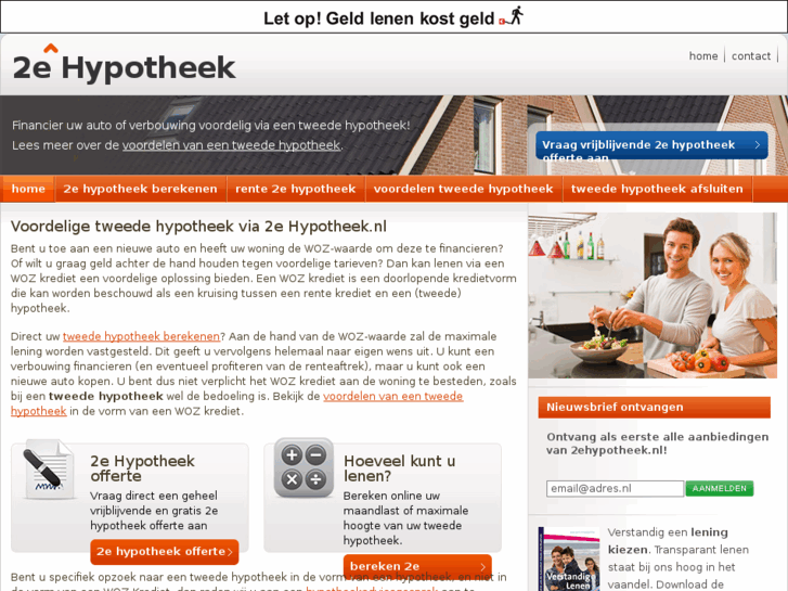 www.2ehypotheek.nl