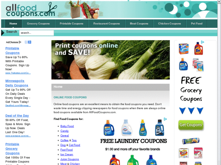 www.allfoodcoupons.com