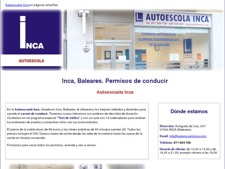 www.autoescuelainca.com