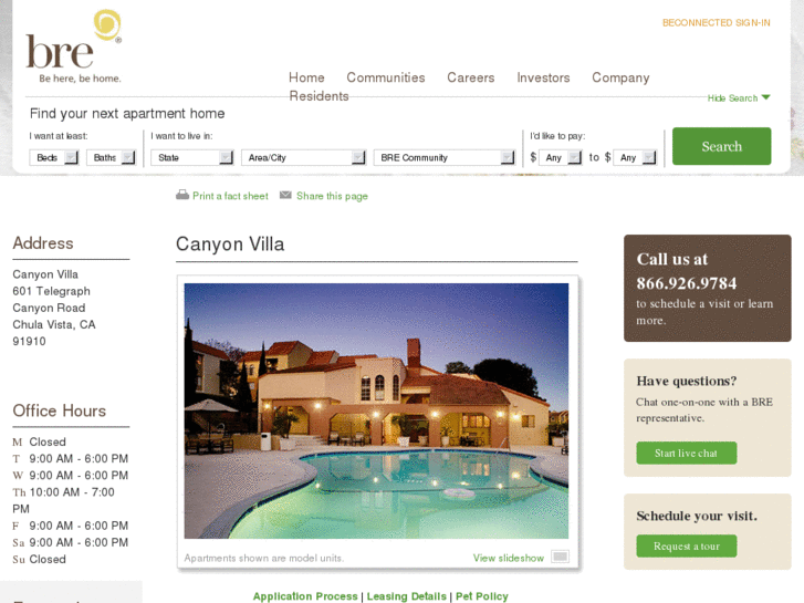 www.brecanyonvilla.com