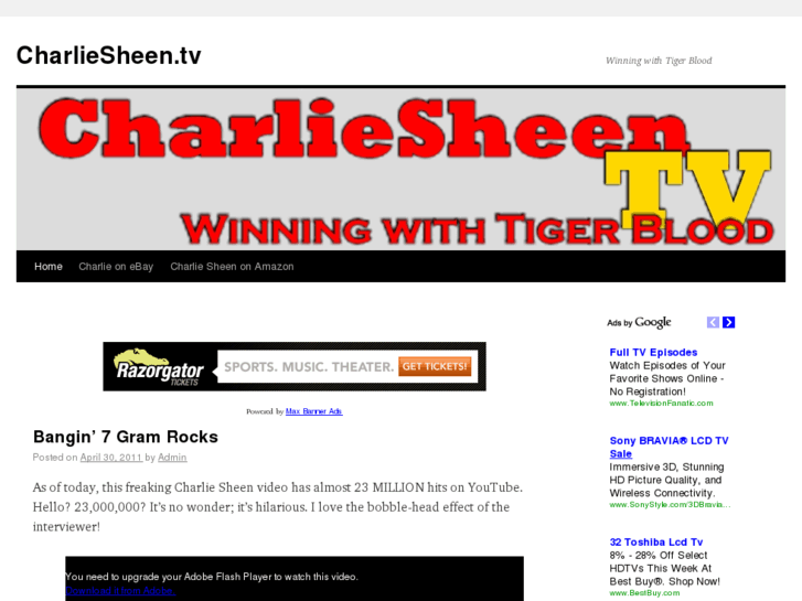 www.charliesheen.tv