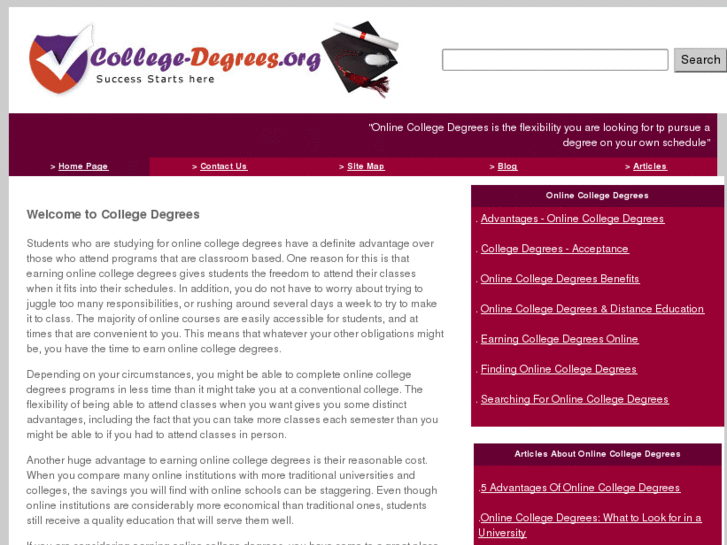 www.college-degrees.org