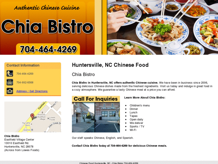 www.greatchinesefoodhuntersvillenc.com