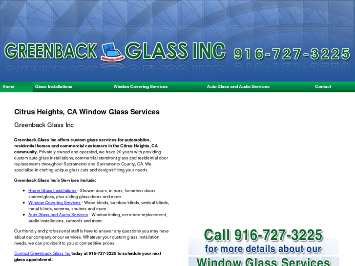 www.greenbackglassinc.com