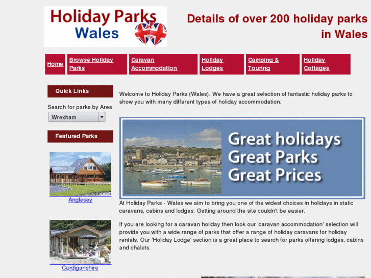 www.holidayparks-wales.co.uk