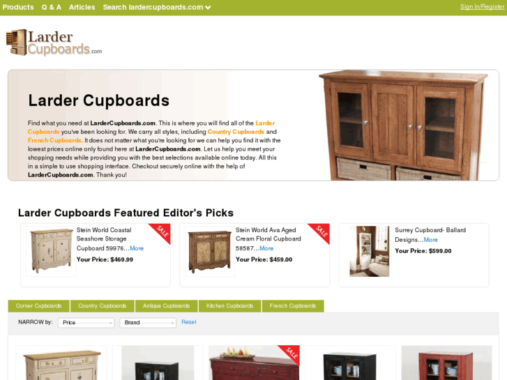 www.lardercupboards.com