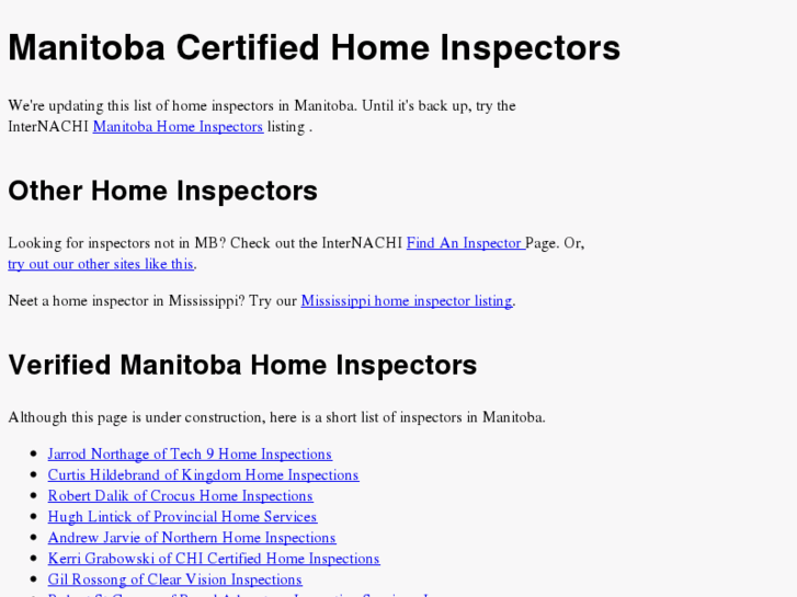 www.mbhomeinspector.org