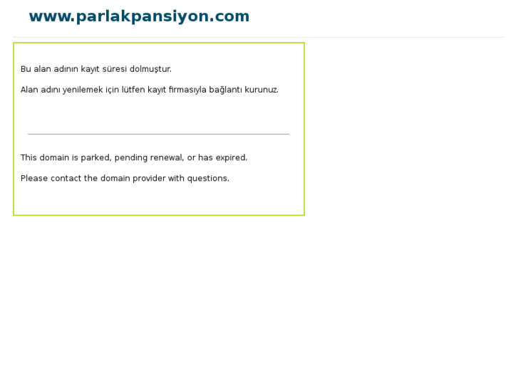 www.parlakpansiyon.com