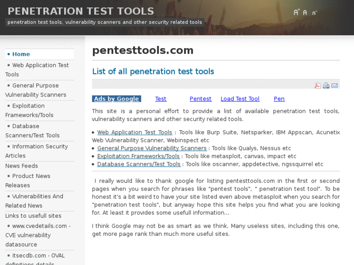 www.pentesttools.com