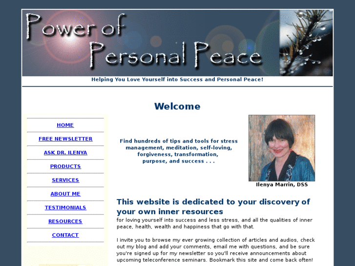 www.powerofpersonalpeace.com