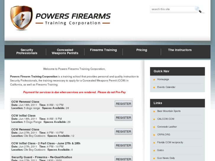www.powerssecuritytraining.com