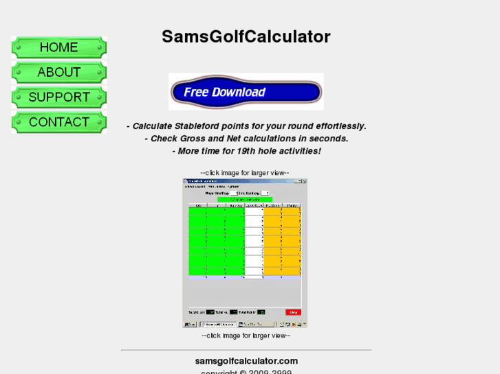 www.samsgolfcalculator.com