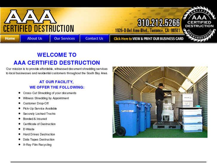 www.aaacertifieddestruction.com