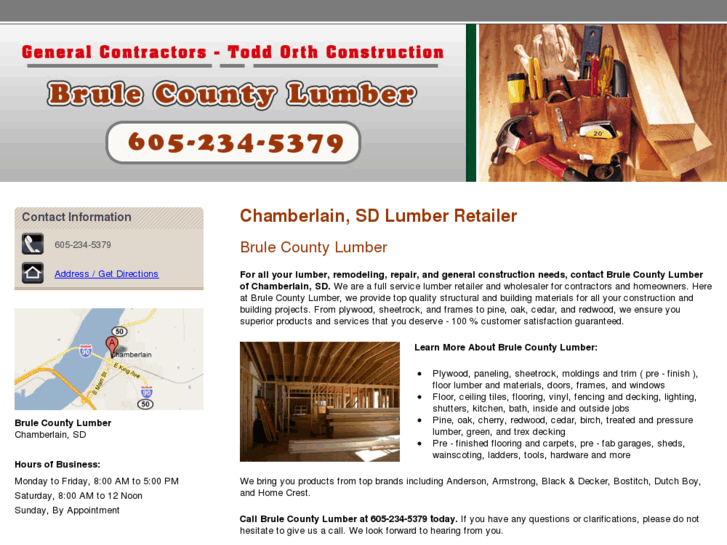 www.brulecountylumber.com